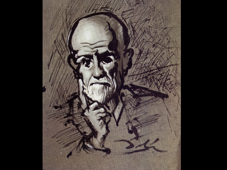 Salvador Dal, Ritratto di Freud, 1937